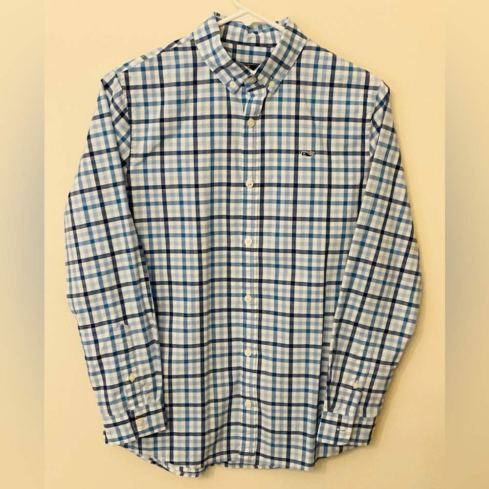 Boys Button Down Dress Shirt - Vineyard Vines - Boys Large (16)